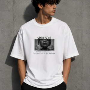 Static Soul Oversized Graphic T-Shirt